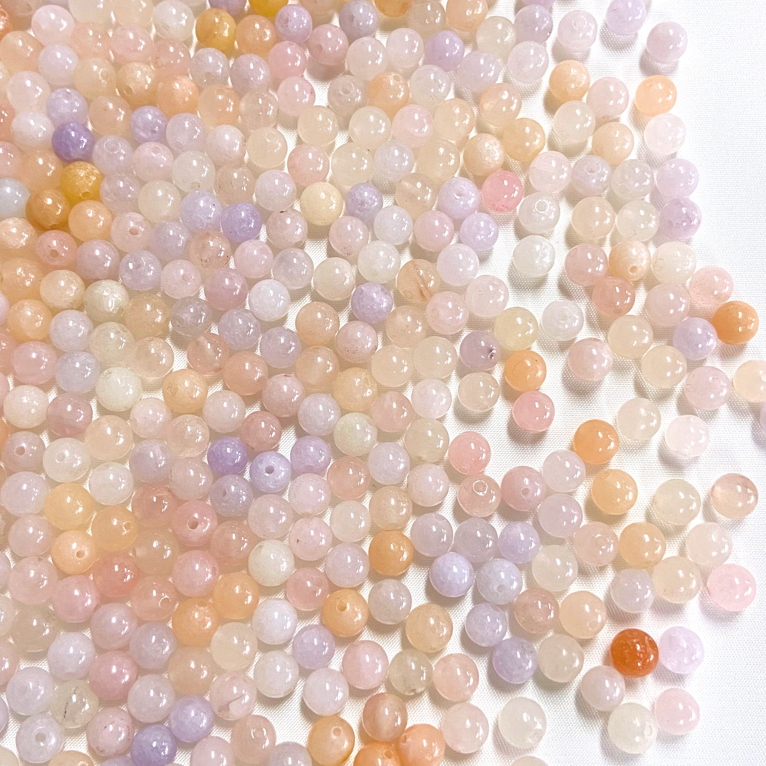 Mini Crystal Morganite 6mm