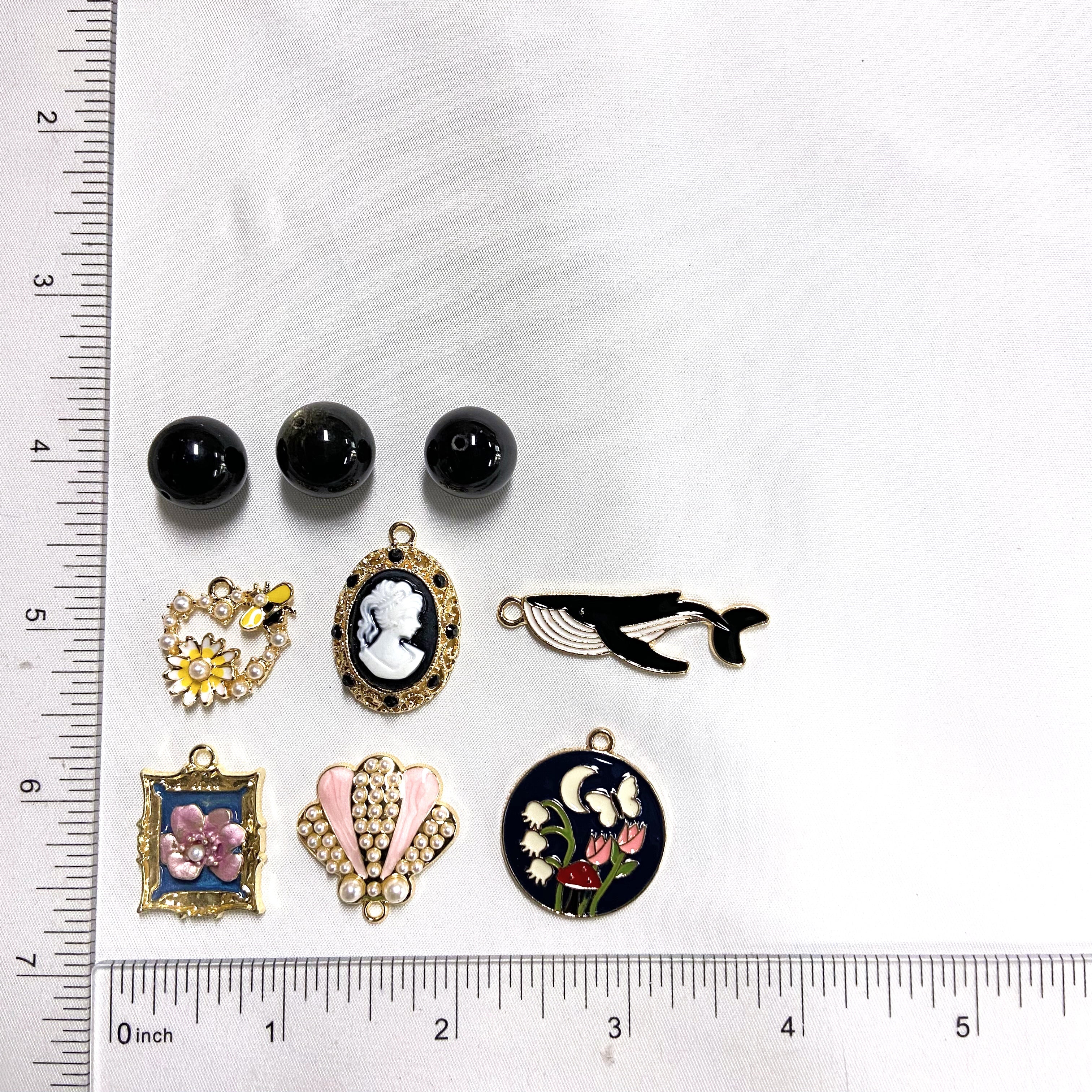Crystal Large Black Obsidian 14mm