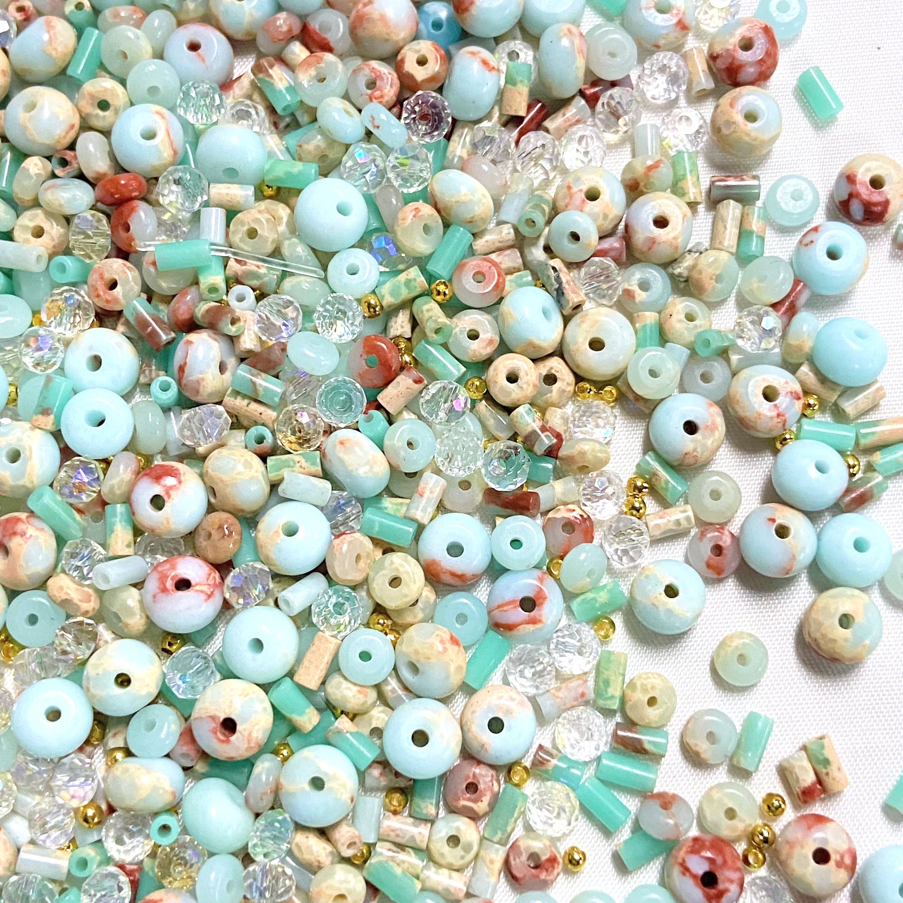 Tiny Crystal Cobble Stone Mint