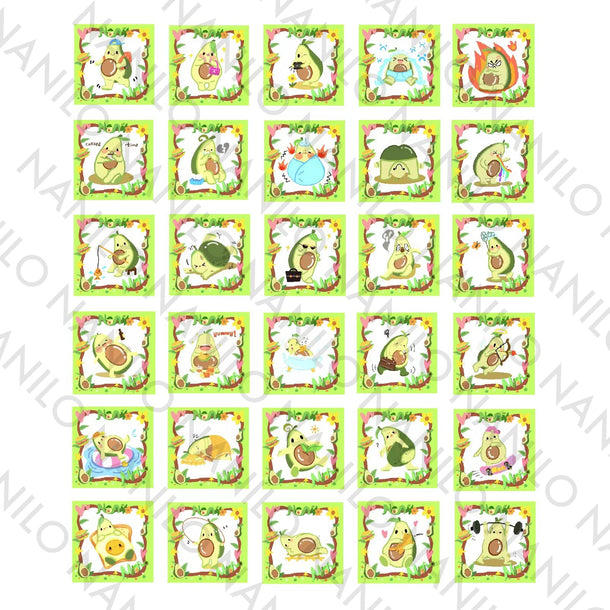 Mr. Avo Acrylic Squares